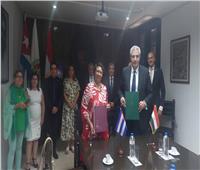 أمين المجلس الأعلى للجامعات يوقع على «اتفاق إطاري» مع «هافانا الكوبية»