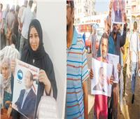 وفود «رد الجميل» أمام مكاتب الشهر العقارى| الآلاف يتوافدون لتأييد ترشيح الرئيس السيسى لفترة جديدة
