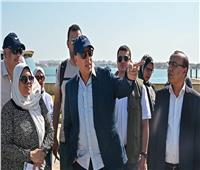 وزير الري يتفقد مشروعات الحماية بالمنتزه وقلعة قايتباي وكورنيش الإسكندرية
