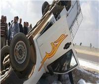 مصرع وإصابة 5 أشخاص في انقلاب سيارة بطريق إدفو/مرسى علم