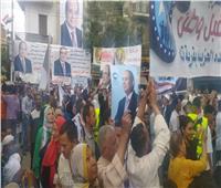 مسيرات حاشدة بالمنيا تطالب السيسى بالترشح في الانتخابات الرئاسية