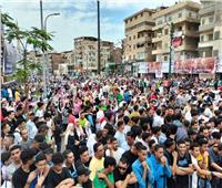 مسيرات واحتفالات شعبية حاشدة لدعم وتأييد الرئيس السيسي بدمياط