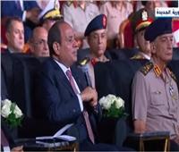 الرئيس السيسي: رفض المصريين للهزيمة أدهش الإسرائلييين
