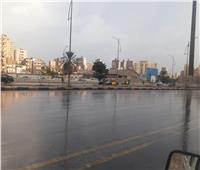 أمطار خفيفية ومتوسطة على شوارع الإسكندرية