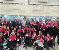 وزارة الرياضة تستقبل بعثة منتخب الكاراتيه التقليدي بعد الفوز ببطولة العالم