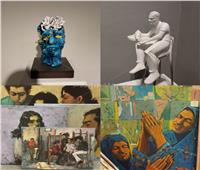فيديو وصور|«معرض حي القاهرة».. لوحات بأيدي لاجئين وفنانين مصريين مفتوحة بـ«المجان»