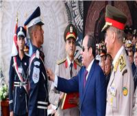 الرئيس السيسي يشهد حفل تخرج دفعات جديدة من الأكاديمية العسكرية