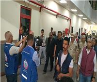 وزير الصحة ومحافظ شمال سيناء يتفقدان معبر رفح البري