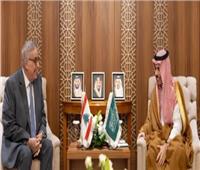 وزيرا خارجية السعودية ولبنان يبحثان تطورات الأوضاع في غزة