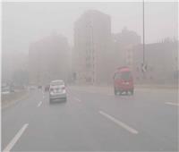 شبورة مائية صباحًا على الطرق الزراعية والسريعة المؤدية إلى القاهرة  