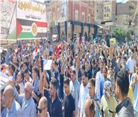 مسيرات حاشدة تجوب محافظة الفيوم دعما لقرارات الرئيس السيسى 