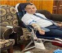 نادي قضاة طنطا ينظم حملة مكبرة للتبرع بالدم لإنقاذ المصابين من الفلسطينيين