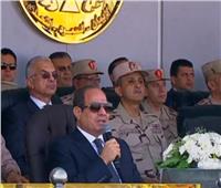 الرئيس السيسي: القوة الرشيدة هي أهم سمة للجيش المصري