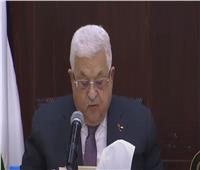 الرئيس الفلسطيني: منذ اللحظة الأولي أجرينا اتصالات لوقف العدوان