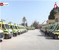 40 سيارة إسعاف أمام معبر رفح لاستقبال الجرحى الفلسطينيين