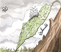 كاريكاتير| خطة إسرائيلية لالتهام أراضى فلسطين