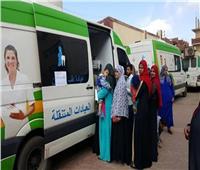 فحص ١٢٣٠ مواطنًا مجانًا خلال القافلة الطبية المجانية بقرية الصفيين التابعة لـ كفر شكر