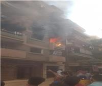 الحماية المدنية تسيطر علي حريق اندلع داخل شقة سكنية بالهرم