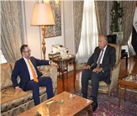 وزير الخارجية يلتقي نظيره الفنزويلي بمقر وزارة الخارجية