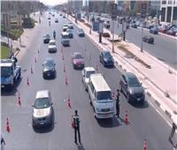 سيولة مرورية في حركة السيارات في القاهرة الكبرى   