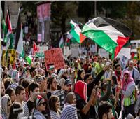 آلاف المتظاهرين في برلين لدعم فلسطين.. واعتقالات بسبب «لافتات محظورة»