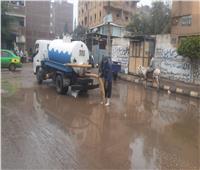 شفط مياه الأمطار من شوارع محافظة المنوفية 