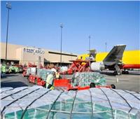 إقلاع الطائرة مساعدات سعودية متجهة إلى مطار العريش لإغاثة غزة