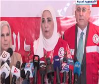 وزيرة التضامن: تخصيص 400 ألف دولار لشراء مستلزمات طبية وإغاثية لغزة