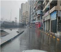 موجة من الطقس السيئ تضرب الإسكندرية بأمطار رعدية | صور