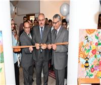 رئيس جامعة القناة يشهد افتتاح معرض الفنون التشكيلية بكلية الزراعة