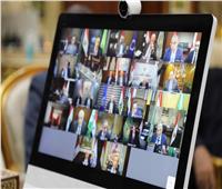 محافظ المنيا يشارك في اجتماع مجلس المحافظين عبر الفيديو كونفرانس