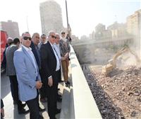 محافظ القاهرة يتفقد أعمال التطوير الجارية بمنطقة كورنيش النيل