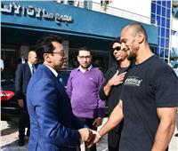 وزير الرياضة يدعم كرم جابر قبل خوضه منافسات الأولمبياد  