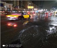  سقوط أمطار خفيفة على مناطق متفرقة بالإسكندرية 