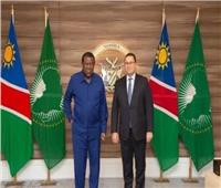 السفير المصري في ويندهوك يلتقي مع الرئيس جمهورية ناميبيا