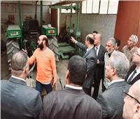 وزير العمل يزور مركز تدريب مهني شرق النيل ببني سويف 