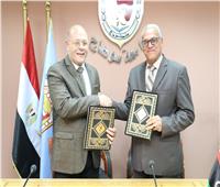 جامعة سوهاج توقع بروتوكول تعاون مع جامعة الزاوية الليبية 