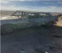 صور وأسماء| إصابة 6 أشخاص في تصادم سيارتين بصحراوي قنا