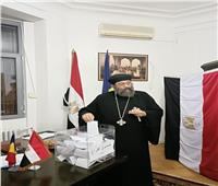 راعي الكنيسة القبطية الأرثوذكسية برومانيا وأبناء الجالية يشاركون في الانتخابات الرئاسية