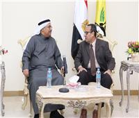 رئيس البرلمان العربي يلتقي محافظ شمال سيناء.. ويشيد بدور مصر لوقف نزيف الدم الفلسطيني