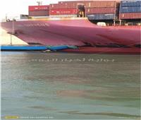 بعد حادث سفينة الحاويات.. تصدع وكسر في جسم كوبري المنسي العائم بقناة السويس