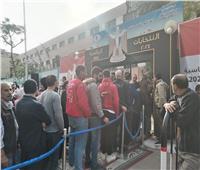توافد المئات من المواطنين بمدرسة ناصر الثانوية بنات للإدلاء باصواتهم في الانتخابات الرئاسية