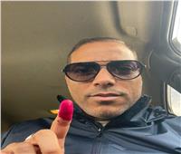 خالد بيبو يدلي بصوته في الانتخابات الرئاسية 2024 
