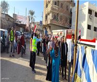 مسيرات حاشدة وأعلام مصر تتصدر المشهد الانتخابي في الفيوم| صور