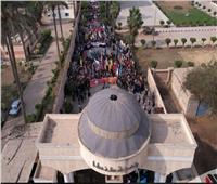 صور| مسيرة بالآلاف لطلاب جامعة طنطا للمشاركة في الانتخابات الرئاسية