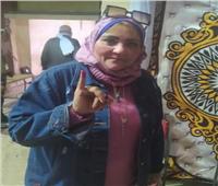 مدير تعليم شرق شبرا الخيمة تدلي بصوتها في الانتخابات الرئاسية