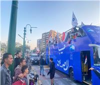 بالفيديو والصور| «مستقبل وطن المنيا» ينظم مسيرة لفوز الرئيس السيسي