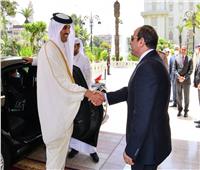 أمير قطر يهنئ الرئيس السيسي بفوزه بولاية رئاسية جديدة