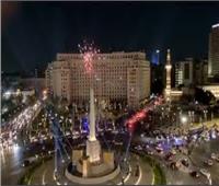 احتفالات في ميدان التحرير بعد فوز الرئيس السيسي بولاية جديدة