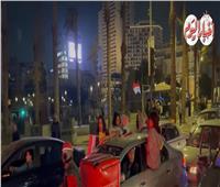 بهتافات «تحيا مصر».. احتفالية في ميدان التحرير بفوز السيسي لفترة رئاسية جديدة